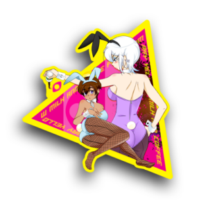 Pulse and Becky Bunnies Vinyl Sticker