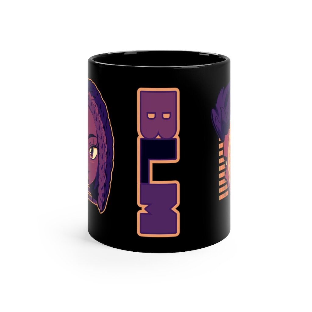 Black Lives Matter Anime Mug 1
