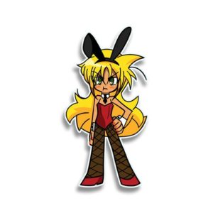 Bunny Girl Fiji Pop Vinyl Sticker